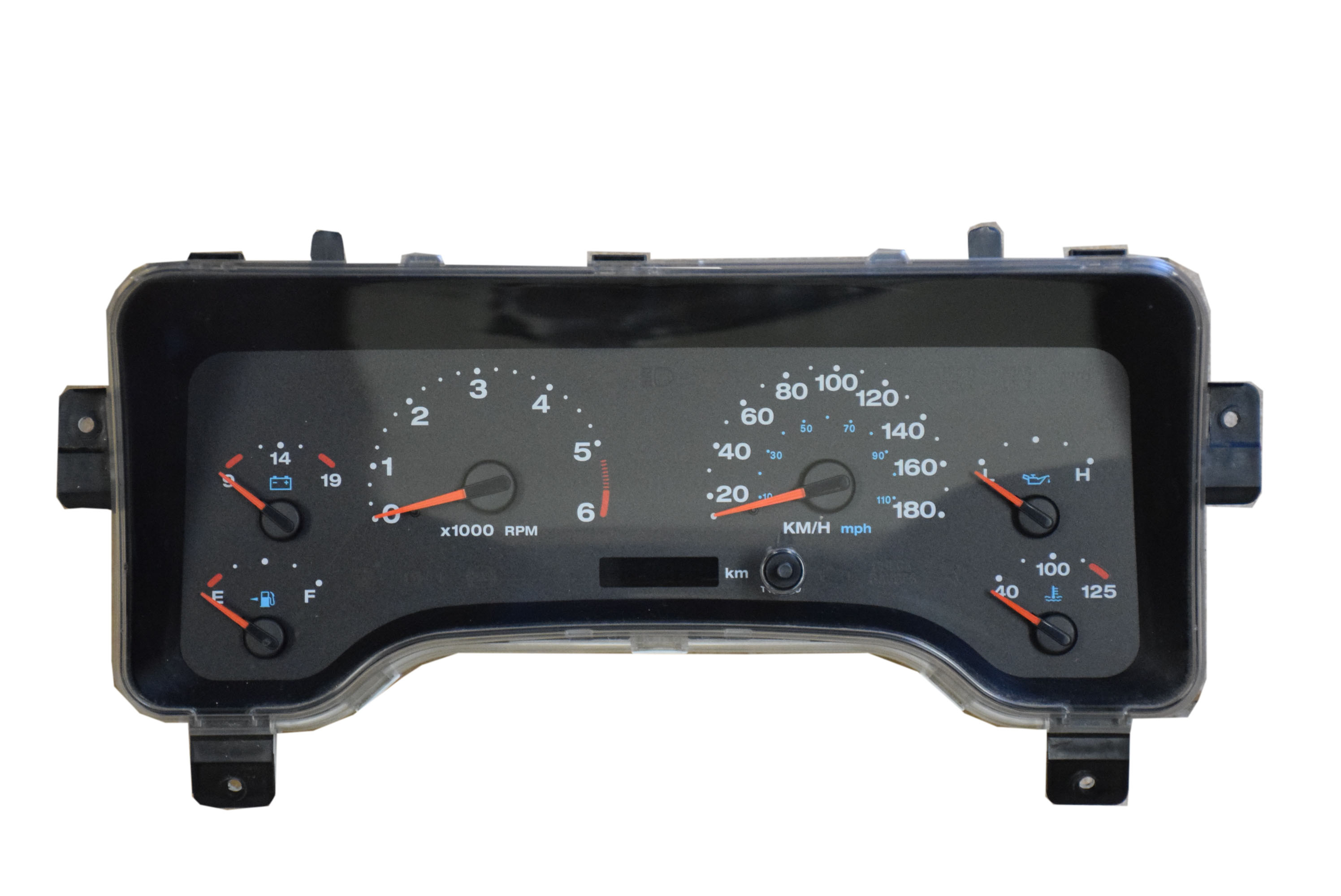 2005 JEEP TJ USED DASHBOARD INSTRUMENT CLUSTER FOR SALE (KM/H) - DASHBOARD  INSTRUMENT CLUSTER