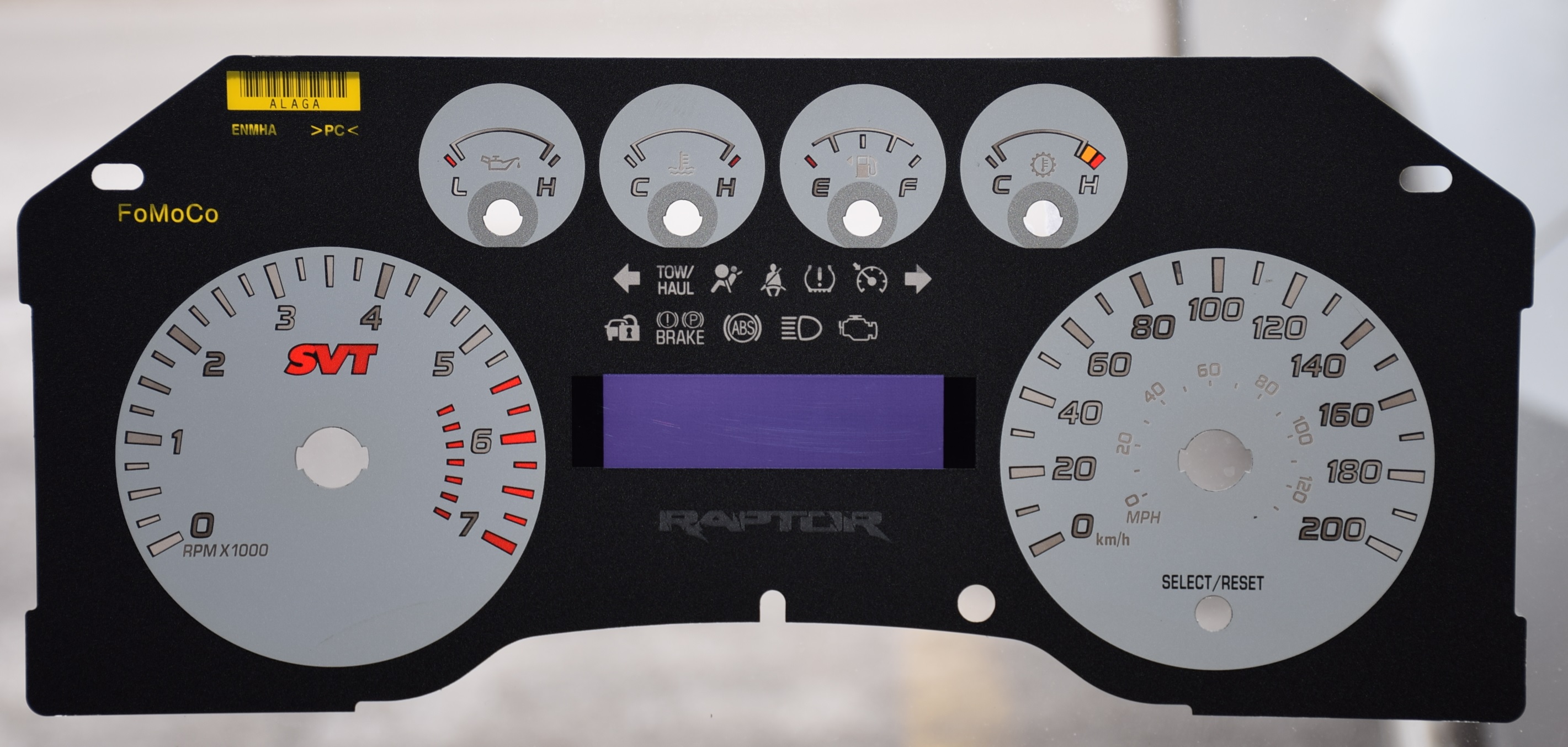 2018 ford f150 instrument cluster