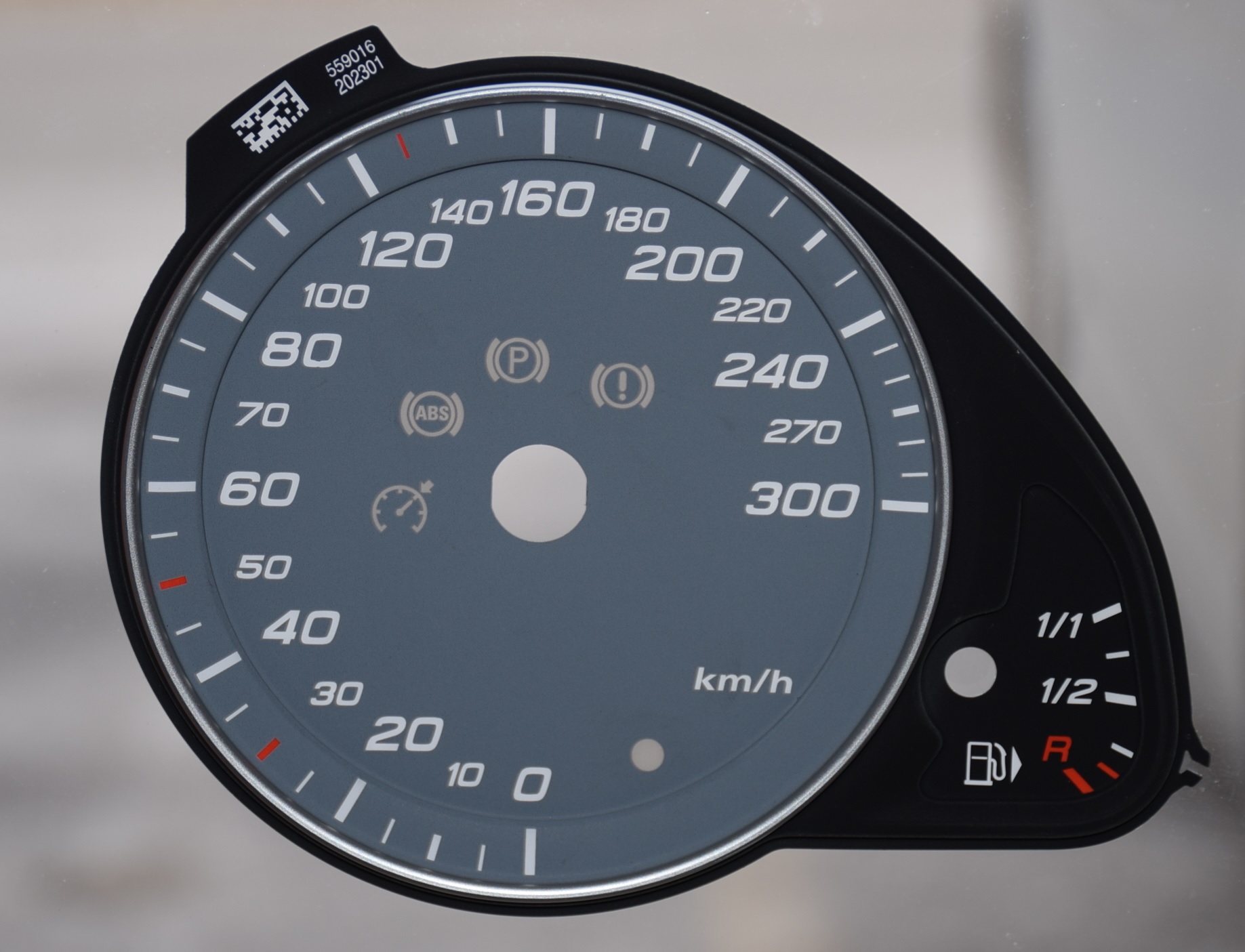 Custom speedometer instrument cluster gauge faceplate overlay Audi TT 