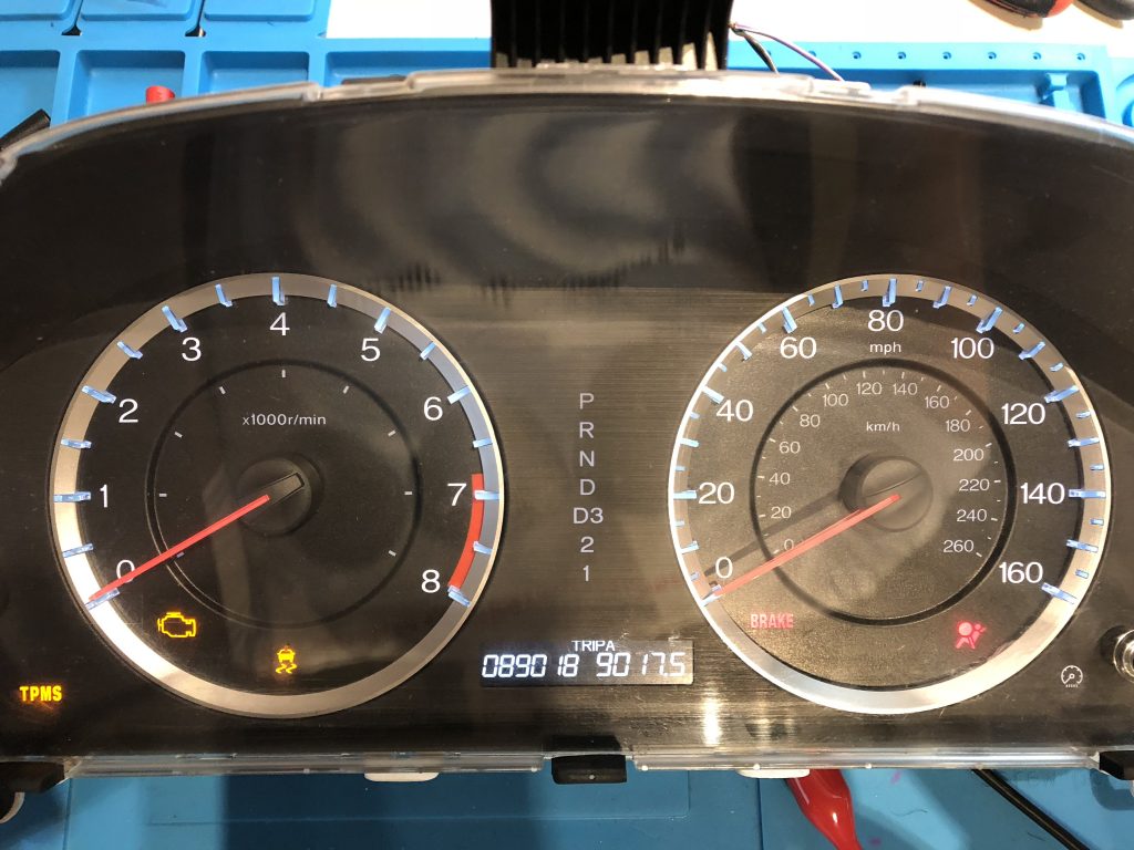 2009 HONDA ACCORD USED DASHBOARD INSTRUMENT CLUSTER FOR SALE (MPH) - DASHBOARD  INSTRUMENT CLUSTER