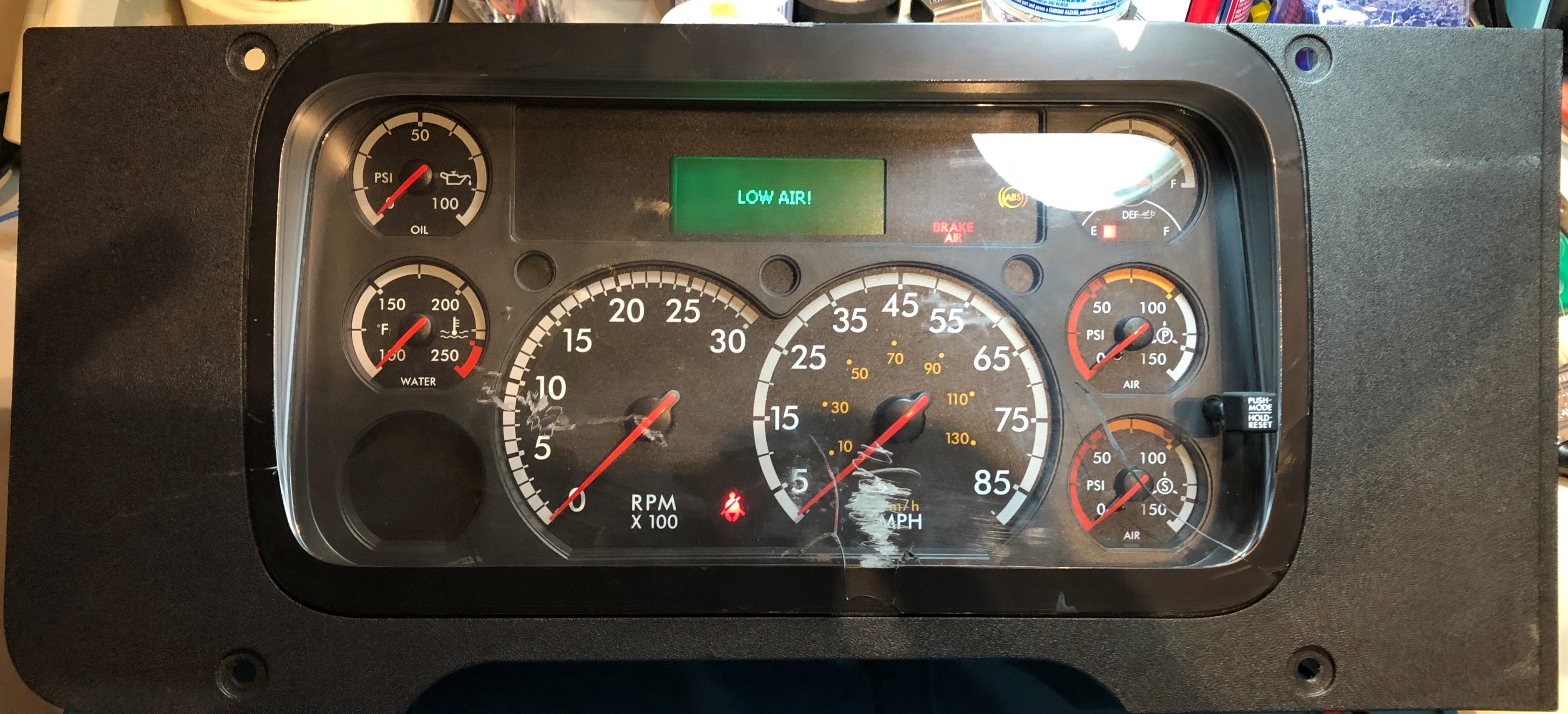 Freightliner M2 Dash Lights Shelly Lighting
