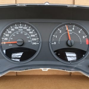 2008 JEEP WRANGLER USED DASHBOARD INSTRUMENT CLUSTER FOR SALE (MPH) - DASHBOARD  INSTRUMENT CLUSTER
