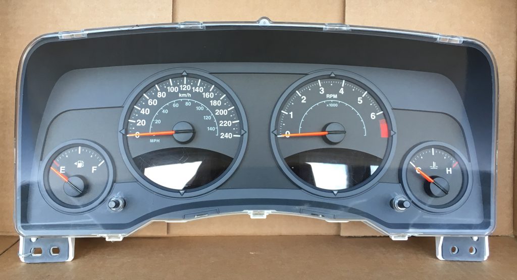 2008 JEEP PATRIOT USED DASHBOARD INSTRUMENT CLUSTER FOR SALE (KM/H