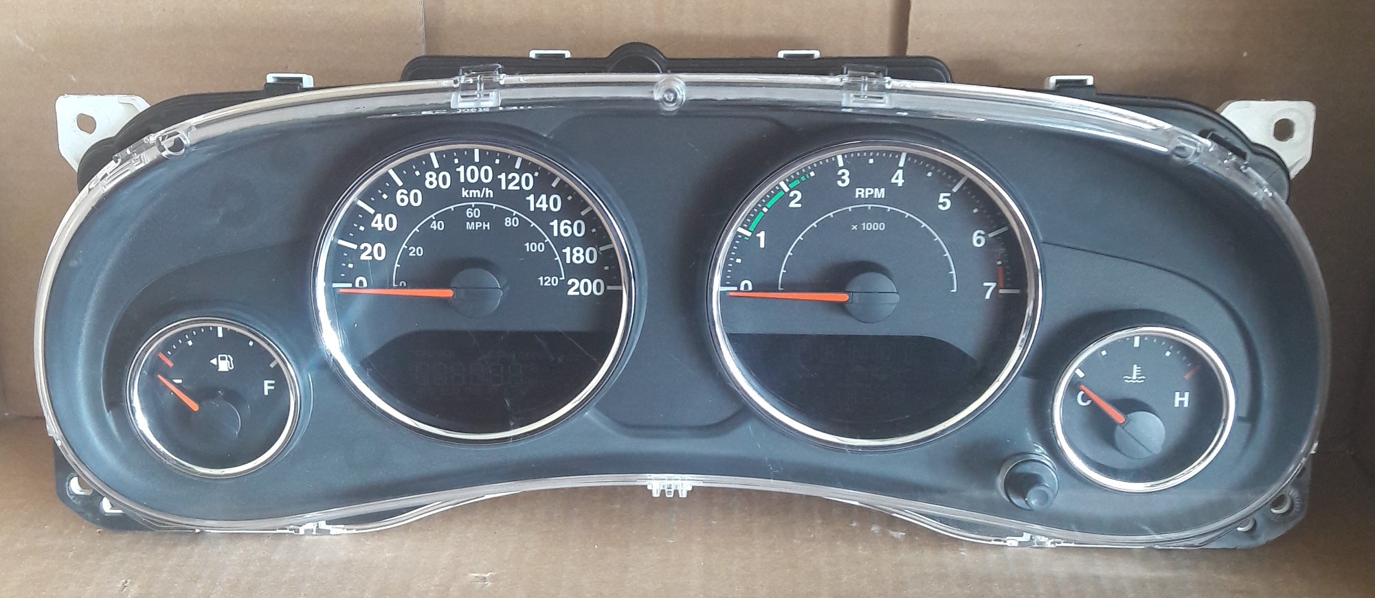 2015-2018 JEEP WRANGLER USED DASHBOARD INSTRUMENT CLUSTER FOR SALE (KM/H) -  DASHBOARD INSTRUMENT CLUSTER