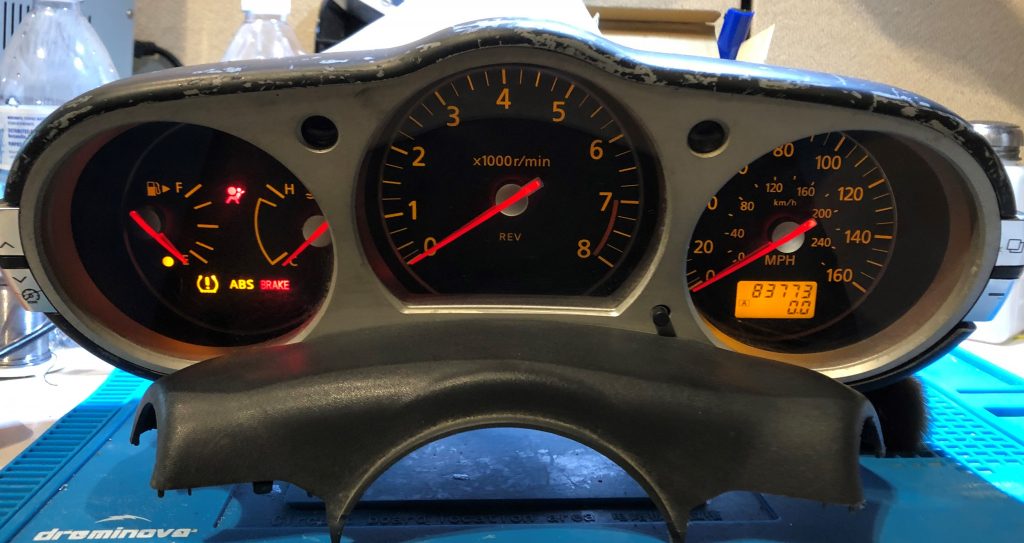 2006 Nissan 350z Used Dashboard Instrument Cer For Mph 2006 Nissan 350z Used Dashboard Instrument Cer For Mph