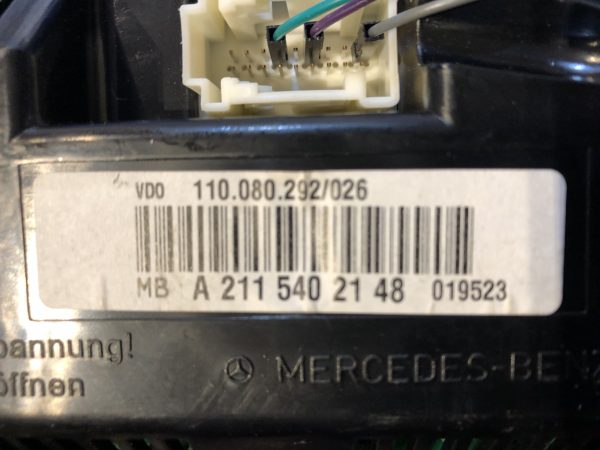 Mercedes E Class Dashboard