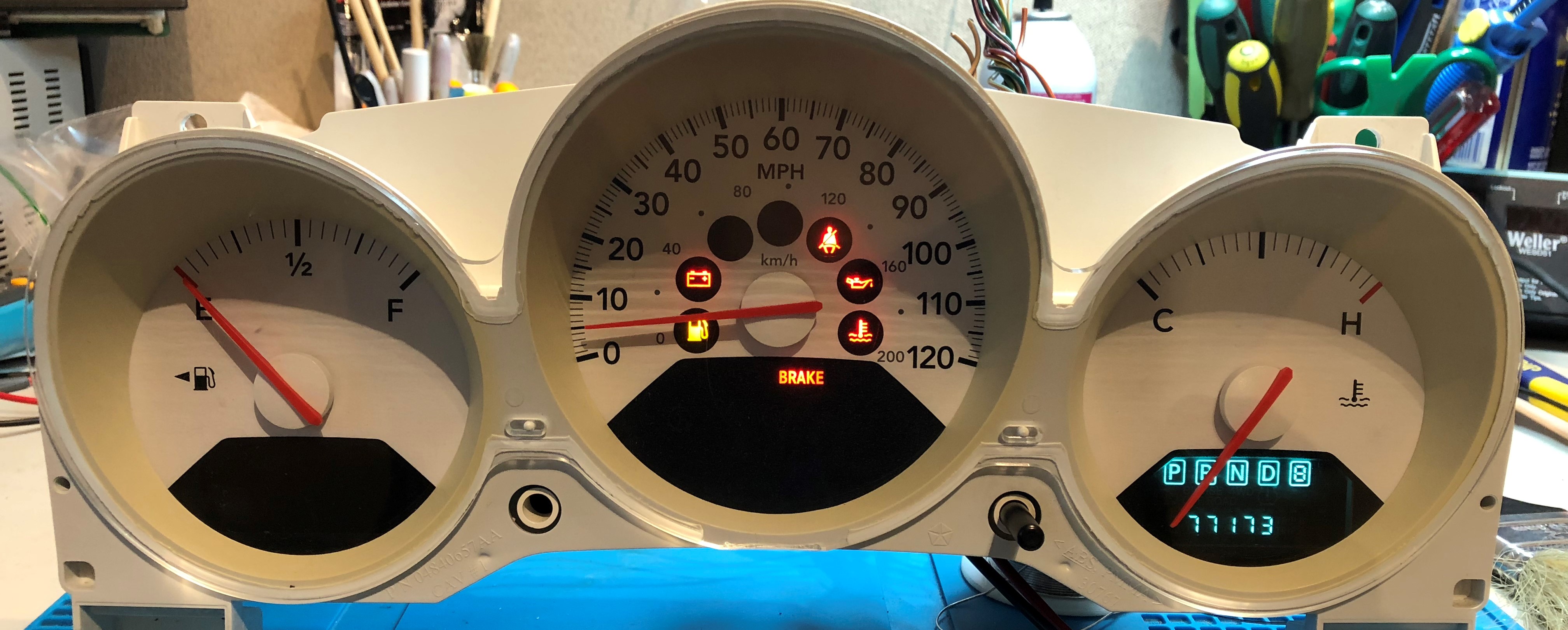 2008 2009 Dodge Caliber Used Dashboard Instrument Cluster For Sale Mph Dashboard Instrument Cluster