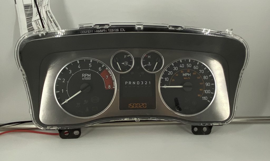 2008 HUMMER H3 USED DASHBOARD INSTRUMENT CLUSTER FOR SALE (MPH
