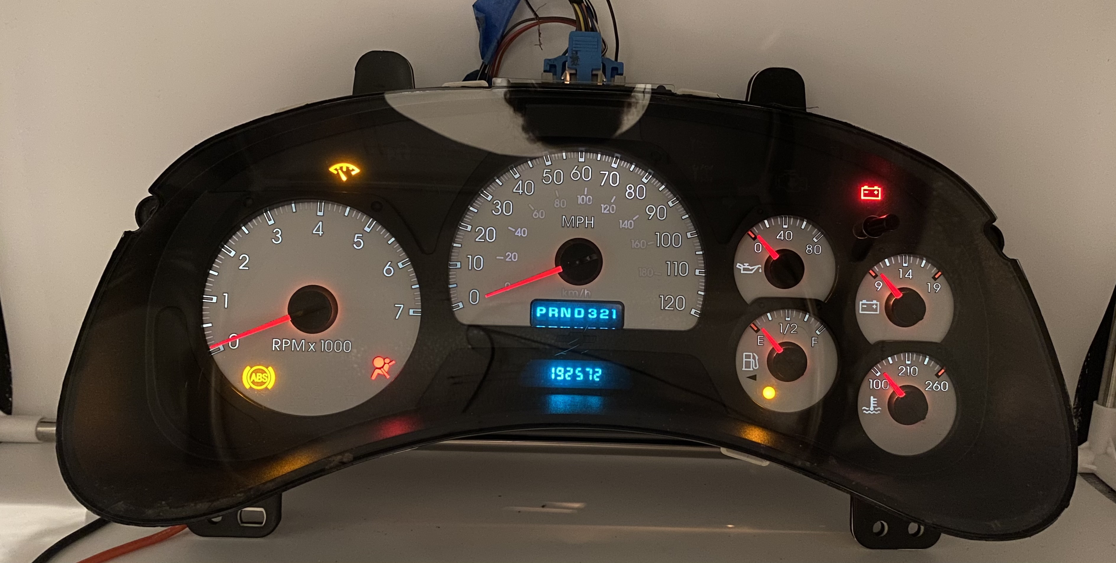 2005 CHEVROLET TRAILBLAZER USED DASHBOARD INSTRUMENT CLUSTER FOR SALE