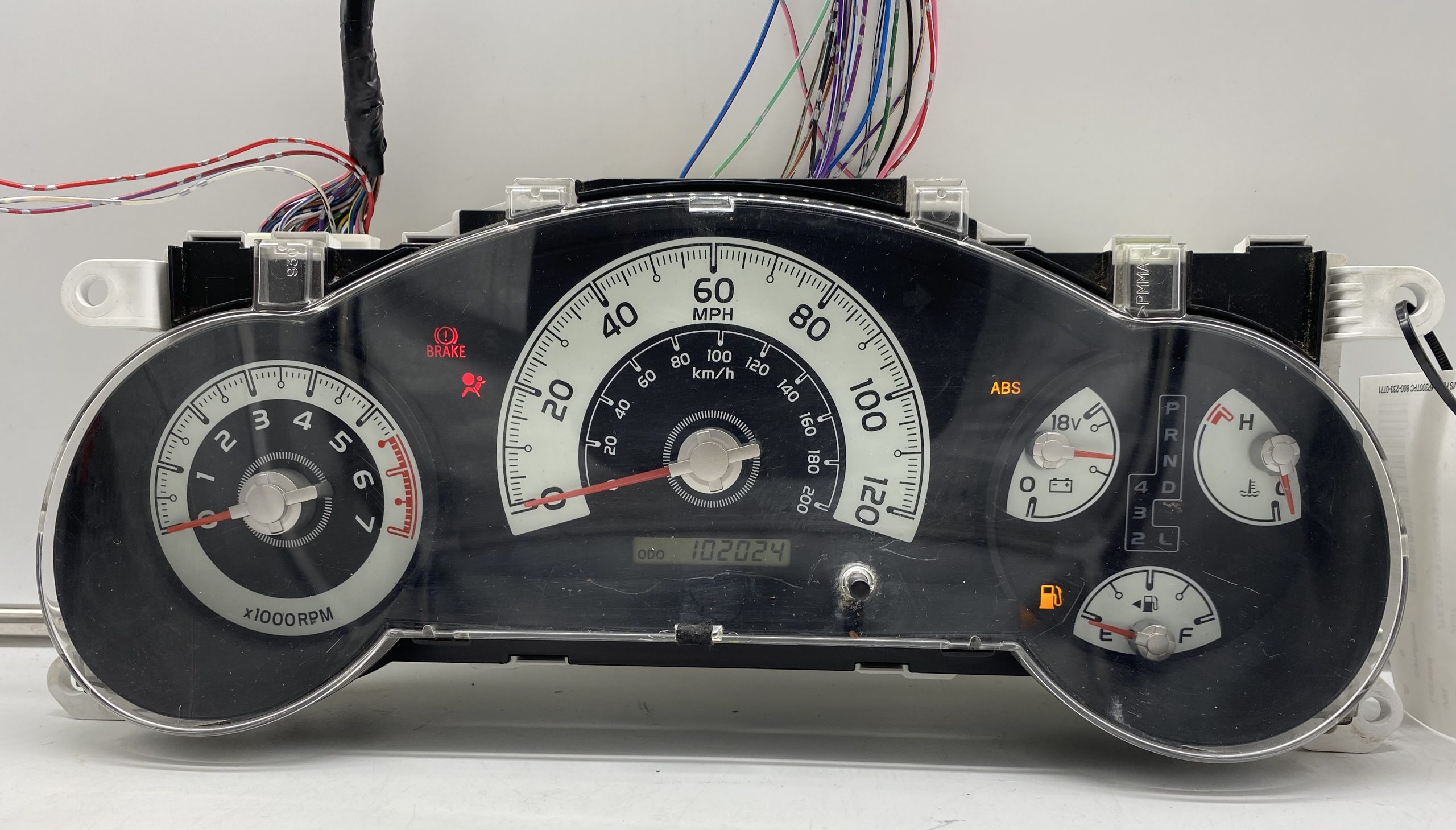 2007 TOYOTA FJ CRUISER USED DASHBOARD INSTRUMENT CLUSTER FOR SALE (MPH