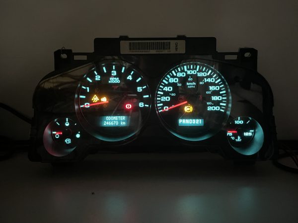 2010 GMC SIERRA USED DASHBOARD INSTRUMENT CLUSTER FOR SALE (KM/H)