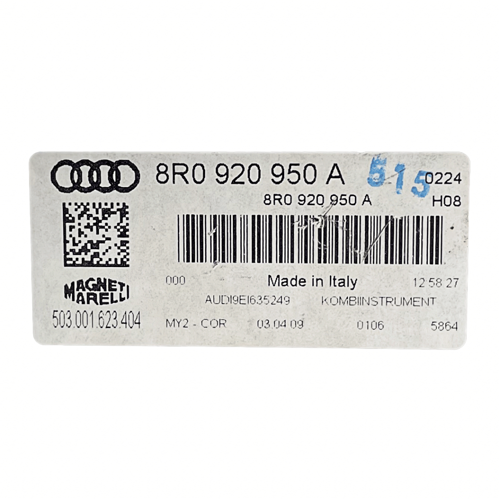 20092010 AUDI Q5 Used Instrument Cluster For Sale Dashboard