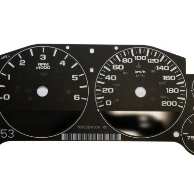 2009 GMC SIERRA Speedometer/Odometer Unit Conversion ServiceINSTRUMENT CLUSTER