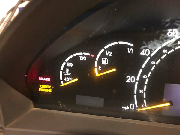 2001 MERCEDES S500 INSTRUMENT CLUSTER