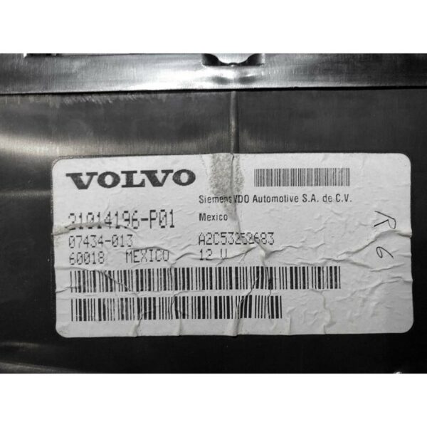 2006-2014 VOLVO VNL INSTRUMENT CLUSTER