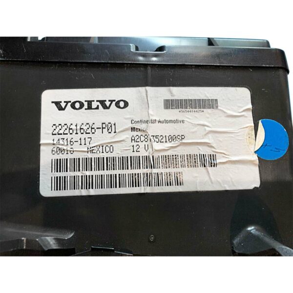 2006-2014 VOLVO VNL INSTRUMENT CLUSTER