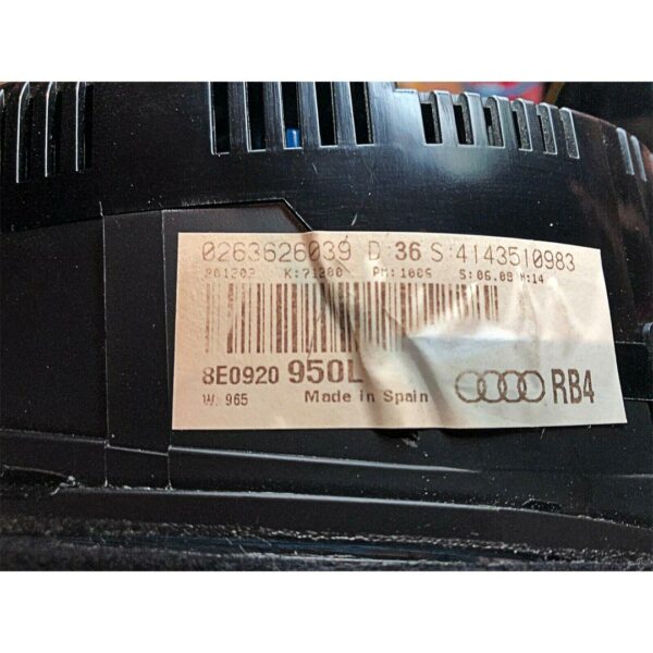 2002-2004 AUDI A4 INSTRUMENT CLUSTER