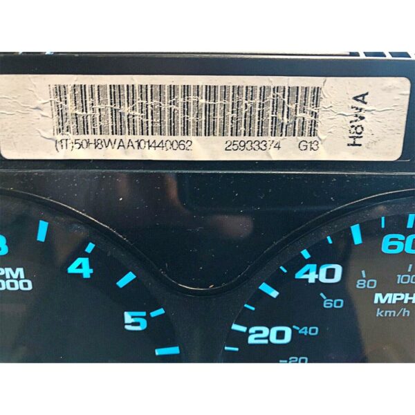 2007-2012 GMC SIERRA/TAHOE INSTRUMENT CLUSTER
