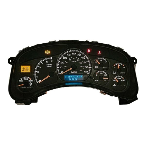 1999-2002 CHEVROLET SILVERADO / GMC 1500 YUKON SIERRA INSTRUMENT CLUSTER