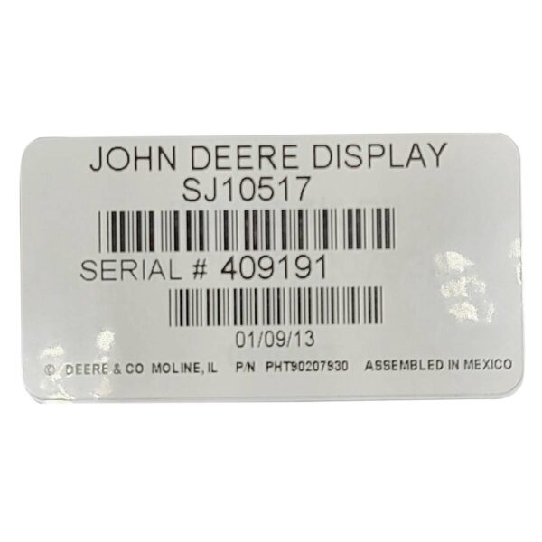 2013-2014 JOHN DEERE 5055E/5065E/5415/5425/5076E/5082 INSTRUMENT CLUSTER