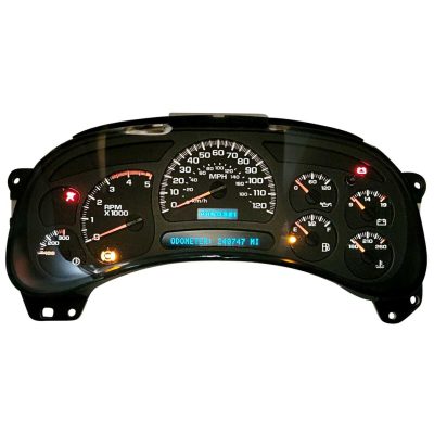 2003-2004 GMC 1500 SIERRA / CHEVY SILVERADO DIESEL  INSTRUMENT CLUSTER