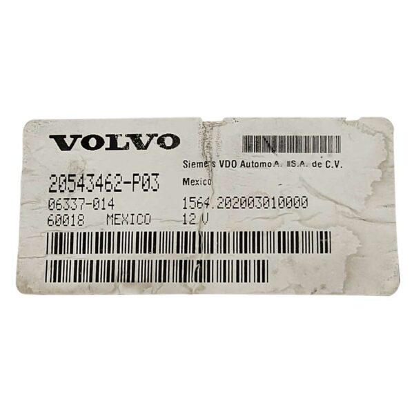 2003-2006 VOLVO VNL INSTRUMENT CLUSTER