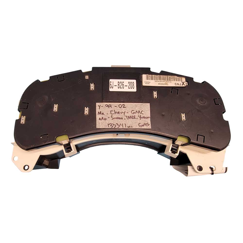 1999-2002 CHEVY SILVERADO SIERRA USED INSTRUMENT CLUSTER PART# O9362995