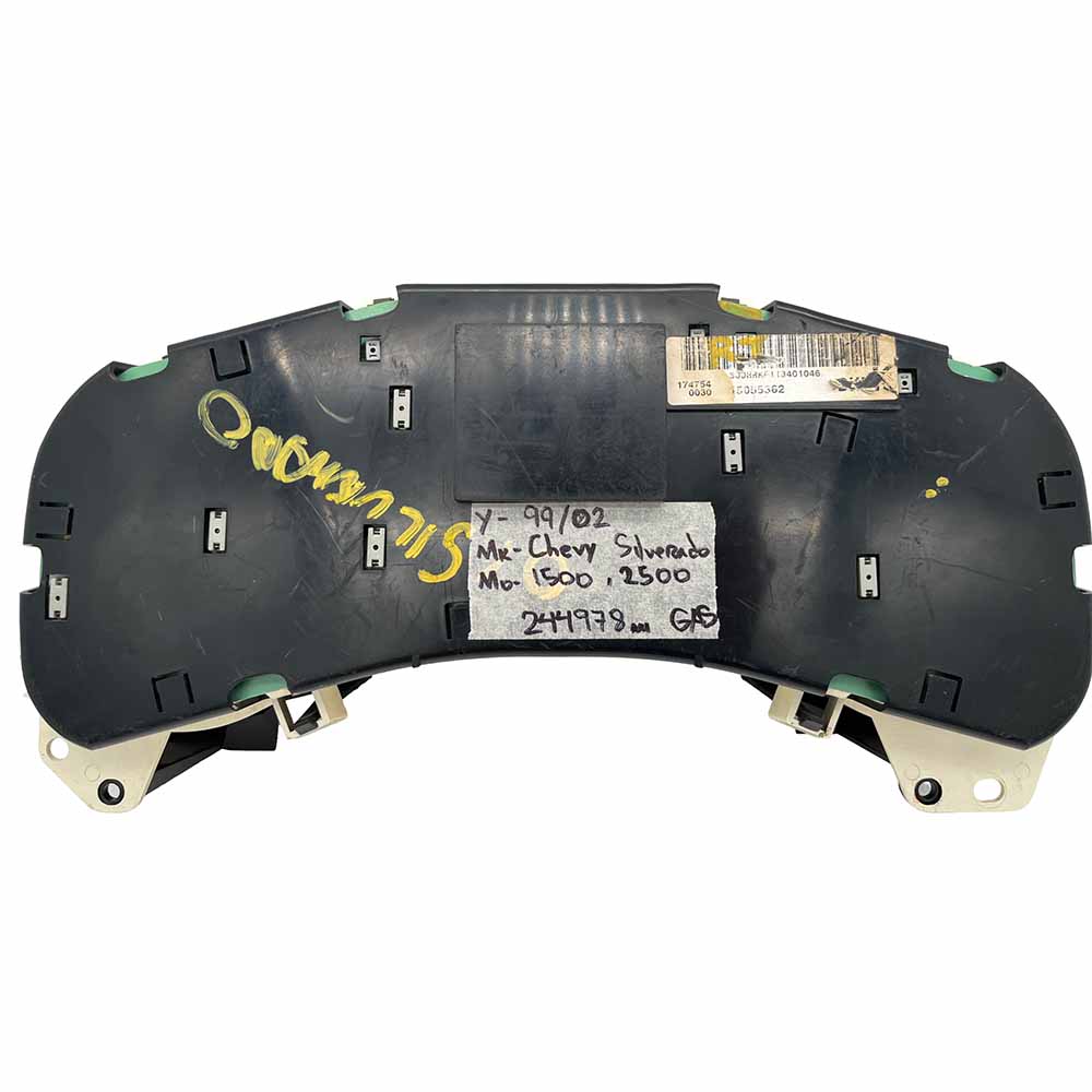 1999-2002 CHEVY SILVERADO USED INSTRUMENT CLUSTER PART# 15055362