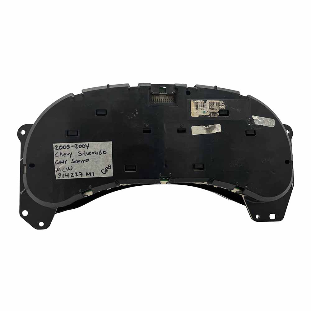 2003-2004 CHEVY SILVERADO USED INSTRUMENT CLUSTER PART# 314227