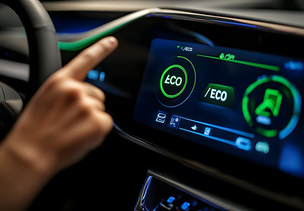 EV electrical instrument cluster