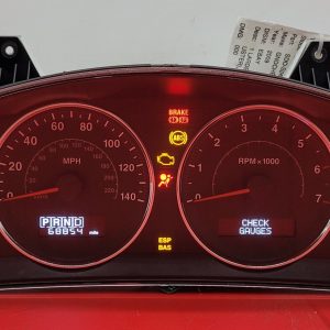 2009 JEEP GRAND CHEROKEE USED INSTRUMENT CLUSTER P#CR-0038-252-M0-CG